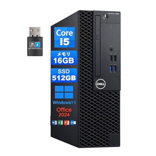 �y�����ςݕi�zDell�f�X�N�g�b�vOptiPlex3060SFFCorei5 8500�f�X�N�g�b�vPC 16GB+SSD512GB | windows11�f�X�N�g�b�v�p�\�R��MS Office2024Home & Business���� �����ݒ��/DDR4