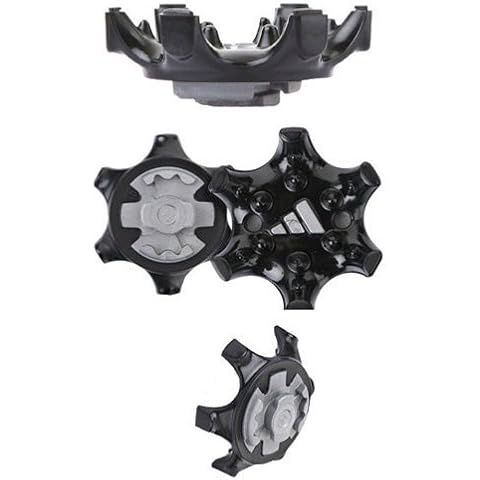 Adidas THiNTech Replacement Bulk Spike Cleats 20pcs, Black Cover