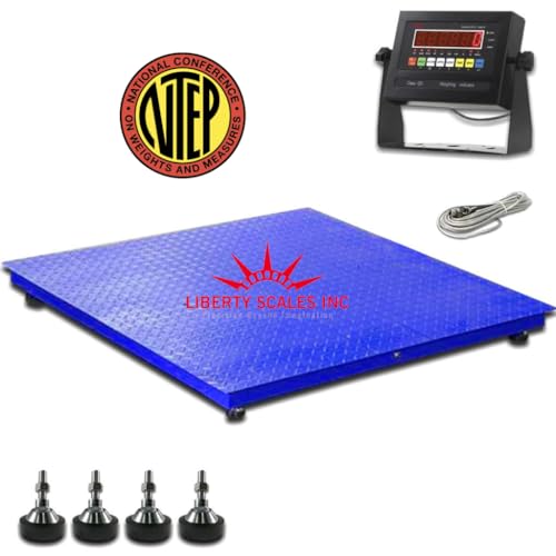 Báscula Liberty LS-800 24"x24" Capacidad 1000 lbs - Azul miniatura 2