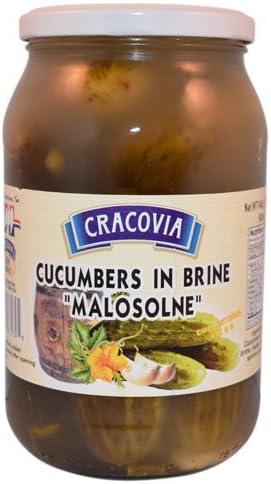 Cracovia Cucumbers in Brine Malosolne 840g
