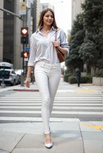 image for Hybrid & Company Womens Hyper Ultra Stretch Comfy Skinny Leg Work Casu