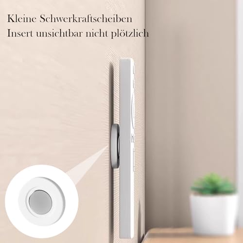 DqiUnaX Fernbedienung Halterung, 10 Stück Magnetische Fernbedienungshalter, Wandhalterung Für Fernbedienungen, Universelle Magnethalterung Für TV, Klimaanlage, Lüfter, Einfache Montage Ohne Bohren