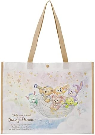 Amazon Co Jp ダッフィー フレンズ ショッピングバッグ ダッフィー フレンズのスターリードリームス 東京ディズニーシー限定 周年 アニバーサリー ディズニー グッズ お土産 シューズ バッグ
