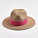 Straw Hat For Women Panama Soft Sun Outdoor Travel Hat Peach pnnrk 56-58CM