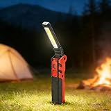 LED作業灯 ワークライト COBライト ハンディライトUSB充電式 マグネット機能搭載 夜間作業 工事使用 折り畳み式 小型