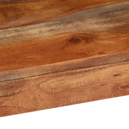 Table basse en bois d'acacia massif de salon | Élégance durable 60cm