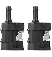 Fuel Hose Fitting, 6mm Marine Engine Marine Fuel Line Connector Fitting Boat Hardware Fit for Yam...