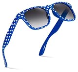 Retro Rewind Polka Dot Vintage Fashion Sunglasses for Women UV400 Trendy Fun Print Sun Glasses