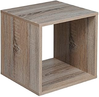 URBNLIVING 1, 2, 3, 4 Tier Wooden Shelving Bookcase Storage Wood Shelf Unit (2 Tier)
