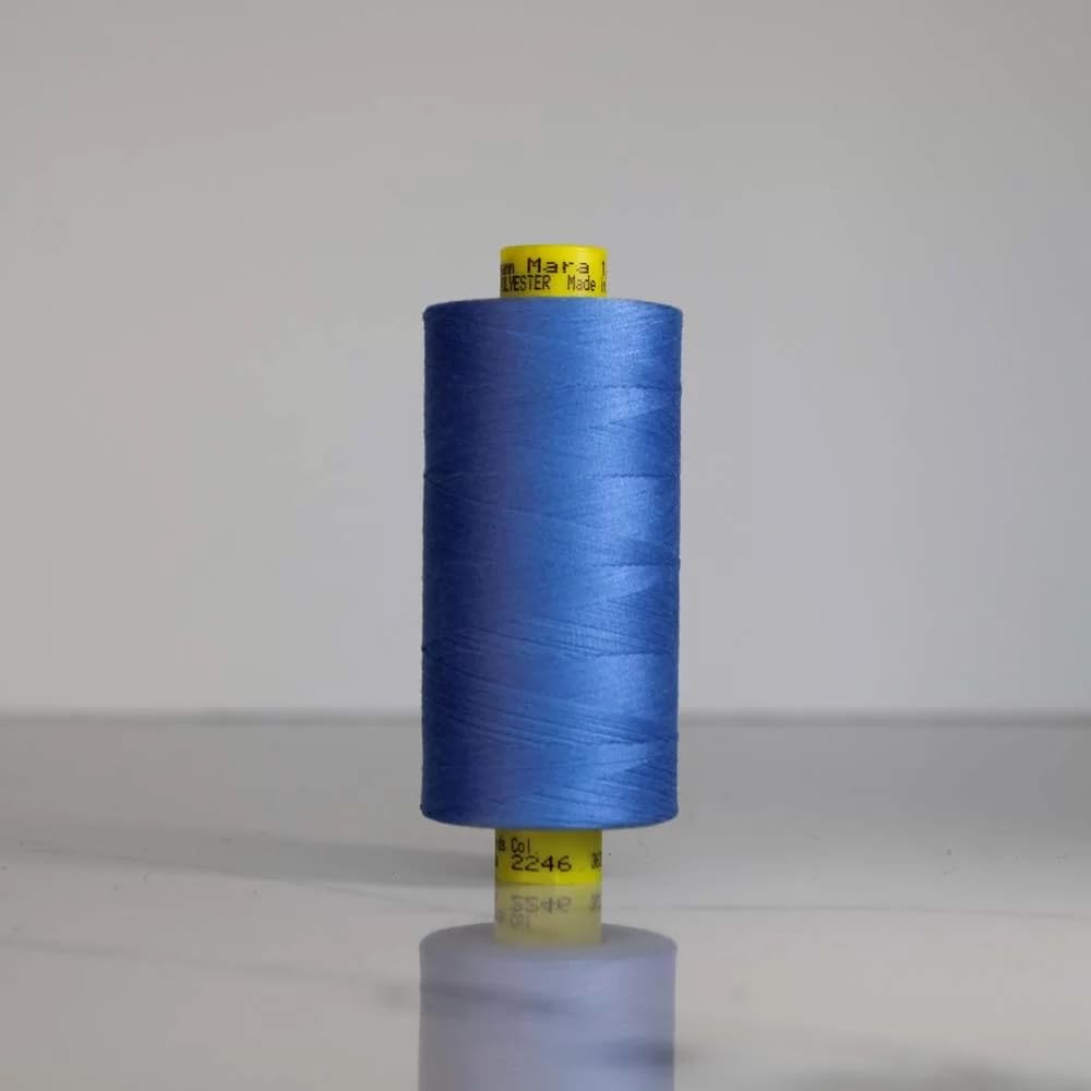 Gutermann Mara 120 All-Purpose Polyester Sewing Thread β 1000m Spool, UV Resistant, Silky Shine, Tear & Abrasion Resistant β Perfect for Sewing Machines or Hand Sewing/Colour-2246