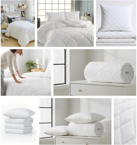 6. Bild von Amazinggirl Bettdecke 140x200 Sommerbettdecke – Weiche leichte atmungsaktive Steppbettdecke für Allergiker, kuschelige Decke mit Füllung, Oeko-Tex Zertifiziert 140x200 cm