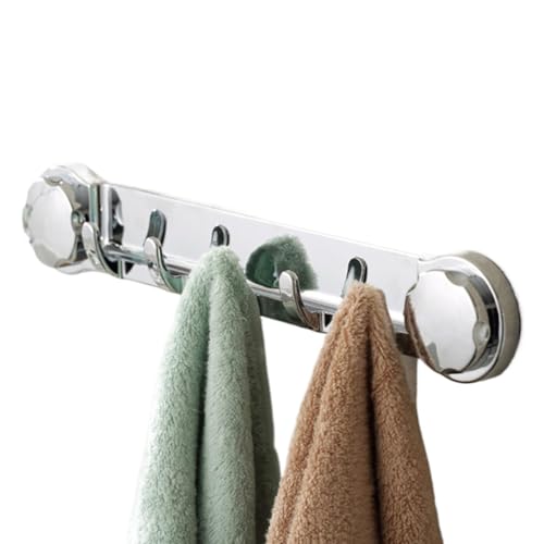 Perchero rústico para toallas | Perchero montado en la pared | Ganchos flotantes para abrigos | Toalla con, montaje en pared, colgador de entrada, almacenamiento montado en la pared con gancho