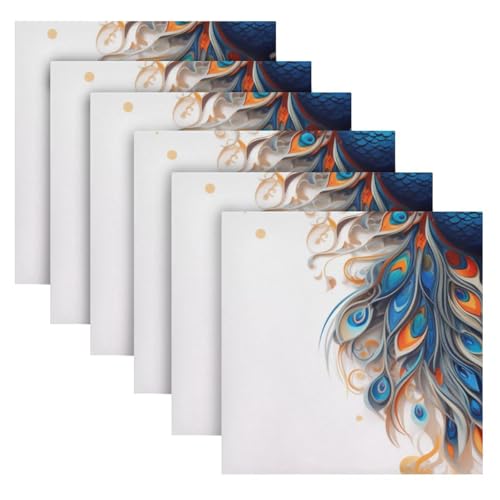 Servilletas de Tela Multicolor 20x20 pulgadas Pack 6 miniatura 2