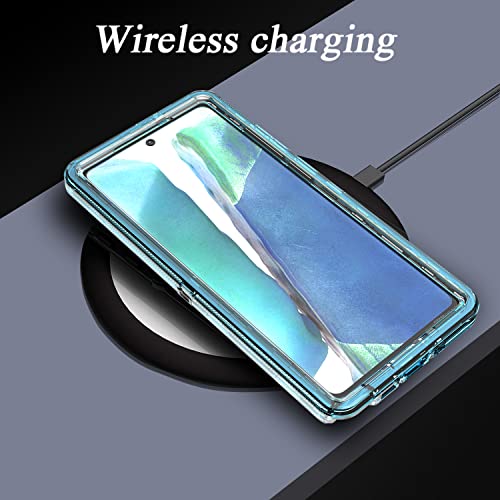 Protection Galaxy Note 20 coque rigide 3 couches caoutchouc bleu YmhxcY - 6