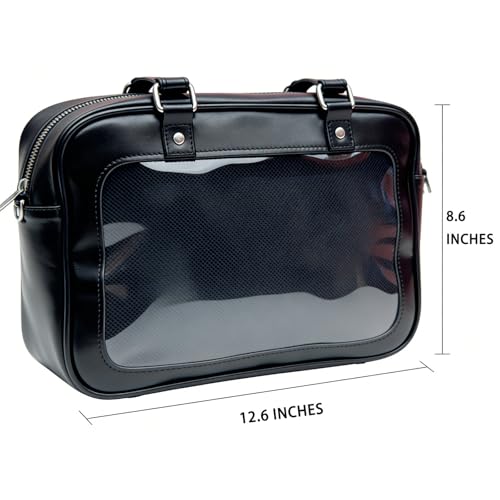 Image of TTCAYU Ita Bag Crossbody kawaii Pin Display Bag with Insert Ita Messenger Bags Japanese Handbag Shoulder JK Purse for Girl