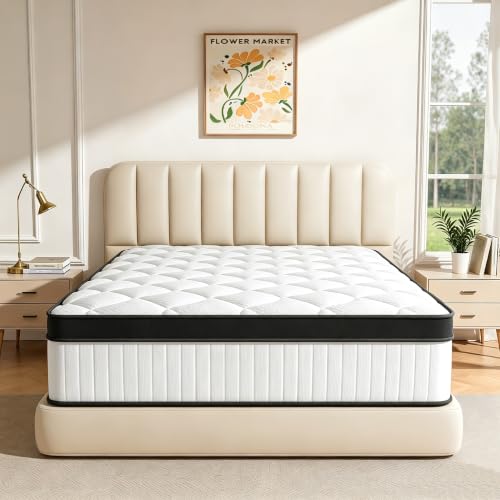 LoadEase King Size Mattress,12 Inch King Mattress in a...