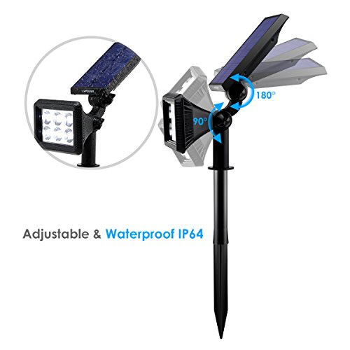 URPOWER Outdoor Solar Powered Motion Sensors Lights Review Solar