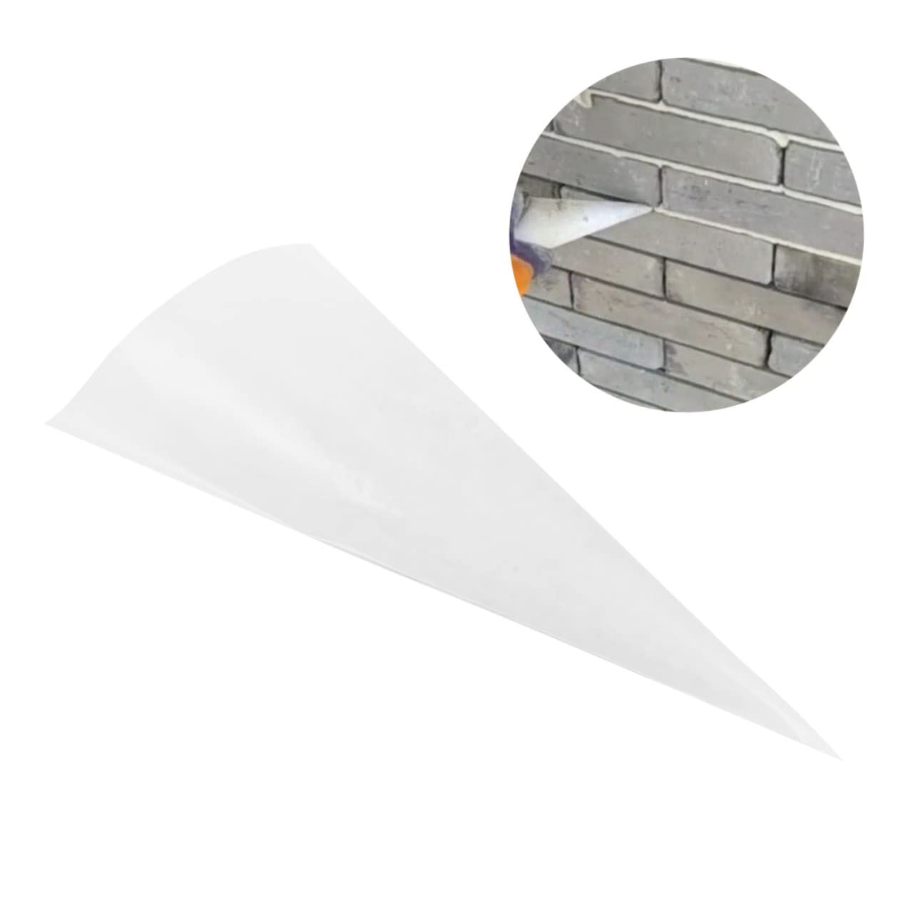 ORFOFE 50stücke Fliesen Mörtel Mörtelbeutel Hdpe Strapazierfähig Spitze Auspressen Zement Spritzbeutel Projekt