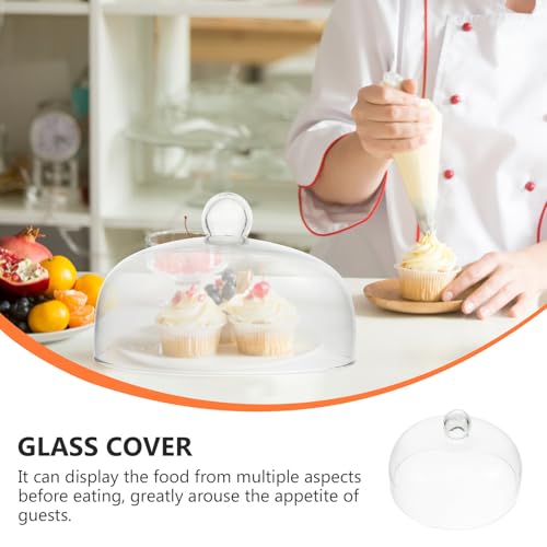 Elegante cubierta protectora para tartas con moderno acabado transparente para cocina de diseño 8