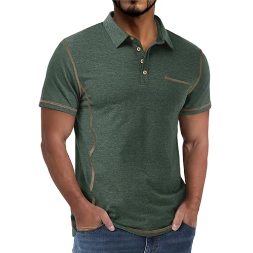 Three Button Shirts for Men | Collared - Casual Short