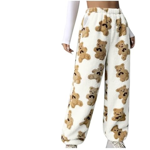 Warm Fleece Lounge Pants for Women Cover