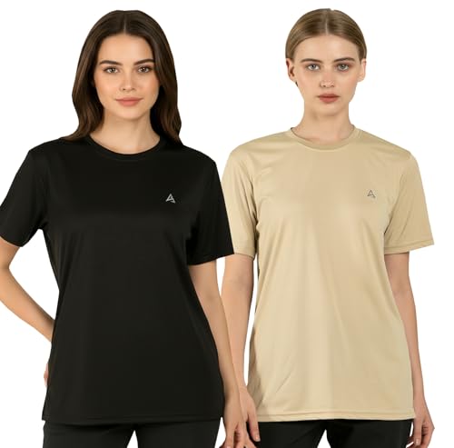 Image of SHAUN Women Loose Fit Tshirt Dryfit(904W02 $P Pack of 2)