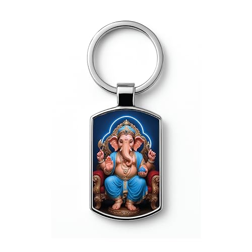 Image of Premium Printed Metal Keychain for Men & Women | High-Definition Artwork Print | Durable Key Ring for Car, Bike, Home & Office Keys | Stylish Decorative Key Holder Gift