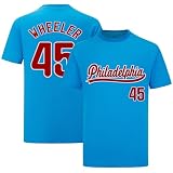 Zack Wheeler Shirt T-Shirt Jersey Baseball No Brand/Logos 100% Cotton for Blue Mens/Womens/Kids