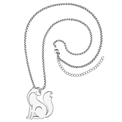 Collier renard arctique, cadeau d'anniversaire idéal pour femmes et filles - 4