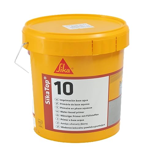 SIKA - Imprimación con base al agua - SikaTop 10 rojizo - Tapaporos y promotor de adherencia - Soportes minerales, cementosos y cerámicos - 20 kg