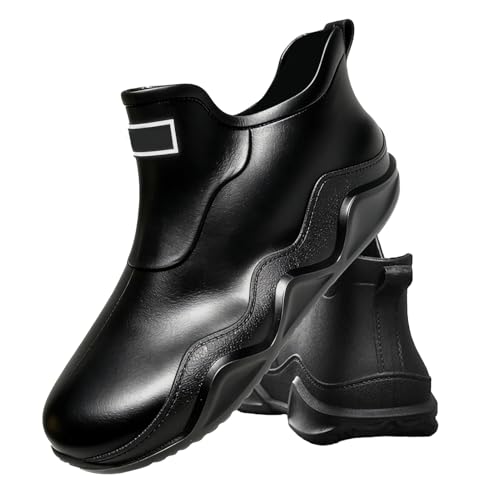 Bottes de pluie homme imperméables pour pieds au sec en camping et escalade