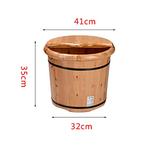 Baño de pies de madera de cedro 35 cm miniatura 5