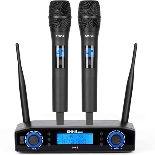 Kmise Dual UHF Wireless Microphone System