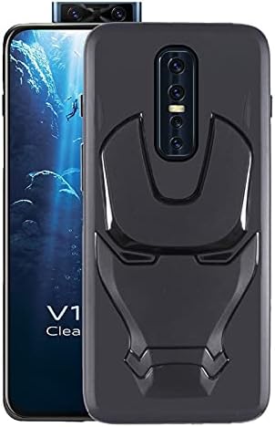 VIDO 3D Iron Man Avengers Back Case,360 Degree Protection,Shock Proof,Screen & Camera Protection,Soft Silicon Rubberised Back Cover Suitable for Vivo V17 Pro