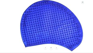 بونيه سباحة من السيليكون للنساء والرجال من سبيدو، بونيهات سباحة كبيرة الحجم للشعر الطويل/الضفائر للحفاظ على الشعر جافًا، بونيهات استحمام مقاومة للماء للسباحة