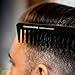Charlemagne Wide Tooth Comb Men - 19 cm - Detangle Knots With Detangler Comb - Add Volume & Texture - Style Slick Back Hair with Styling Tool