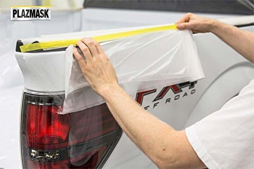 PlazMask Pre-Taped Masking Film, 12-Feet X 65-Feet