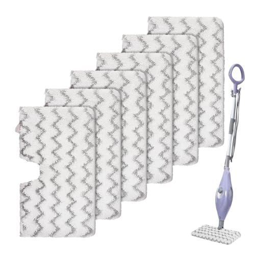 Image of S3501 For Shark Steam Pocket Mop Pads: Washable Replacement Pads For Shark Steam Pocket Mop S3601D S3601 S3801CO S3901 S3550 SE450