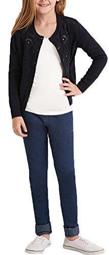 Image of ToBeInStyle Girls' Classic Knit Spaghetti Strap Cami