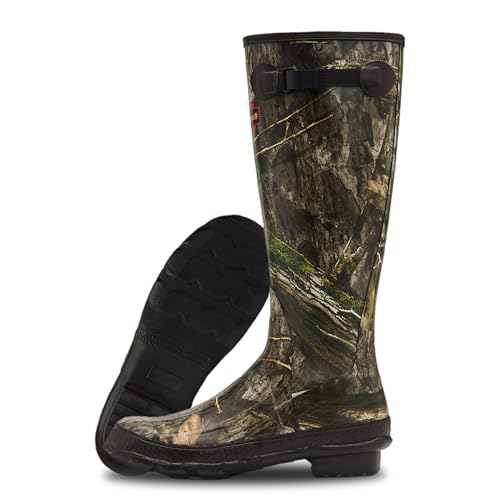 LaCrosse Grange Rubber Hunting & Work Boots for Men - Waterproof ZXT Rubber, with Adjustable Fit...