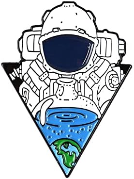 Cartoon Brooch, Alloy Spaceman Series Corsage pin Clothing Matching