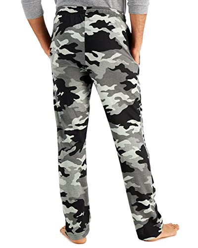 Image of Hanes Men's ComfortSoft Cotton Printed Lounge Pants, 31 inch Inseam, Pockets, Drawstring /Elastic Waist
