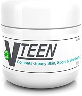 Vteen Salicylic Acid Spot Treatment Cream for Blackheads Milia Blemishes Problem and Greasy Skin Suitable and Safe for those Prone to Acne - Paraben and Cruelty FREE - 50 grams