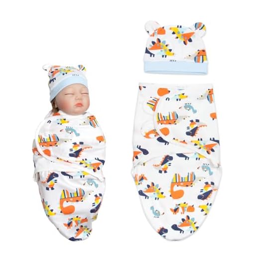 Reborn Baby Doll Swaddle Blanket for 17-22 Inch Reborn Baby Doll Clothes Accessories Tyrannosaurus Rex Blanket Soft Cotton