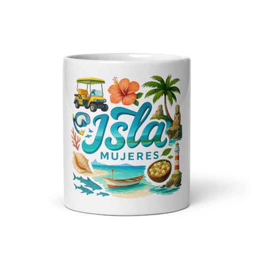 Isla Mujeres Mexico Souvenir Mug 11 oz Ceramic Coffee Cup
