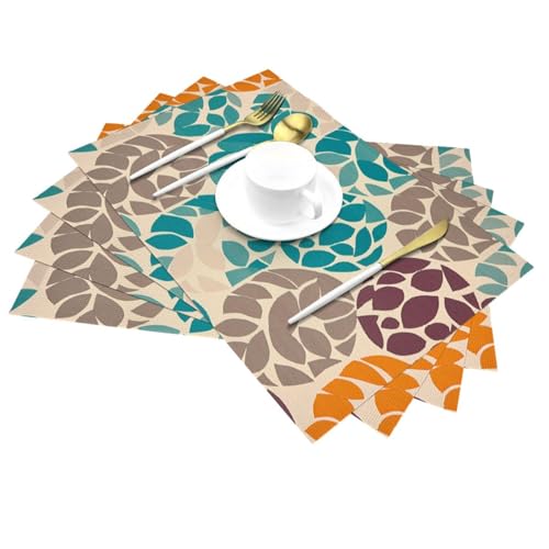 Set de table antidérapant et imperméable lavable pour protéger la table