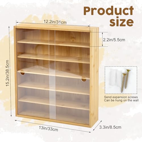 Codohi Bamboo Sunglasses Display Case Wall Mounted thumb #2