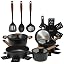 Black w/ Wood (Set)
