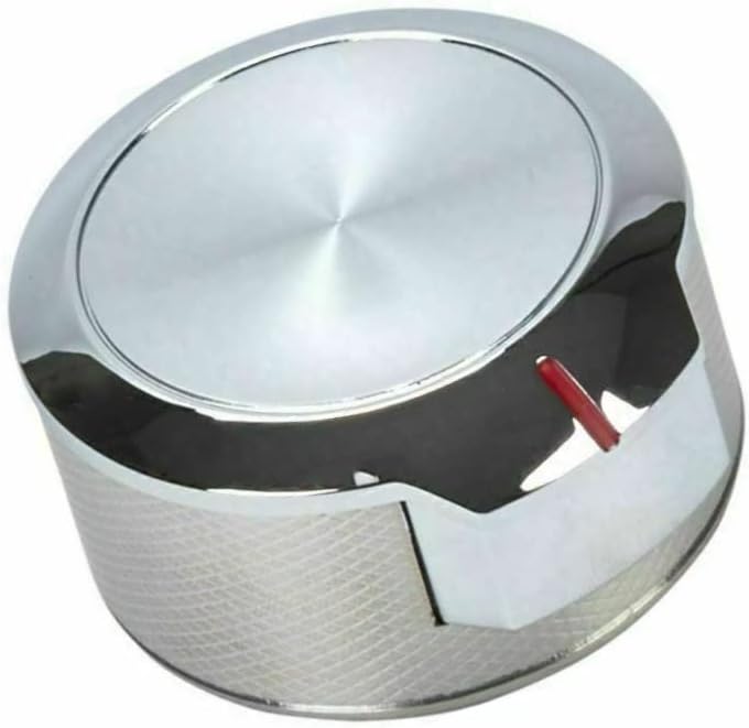 New W11156487 W10823529 For Whirlpool KitchenAid Oven Range Knob Silver