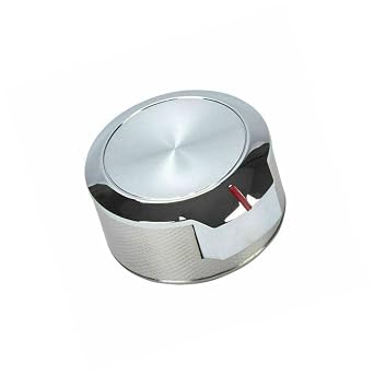 New W11156487 W10823529 For Whirlpool KitchenAid Oven Range Knob Silver